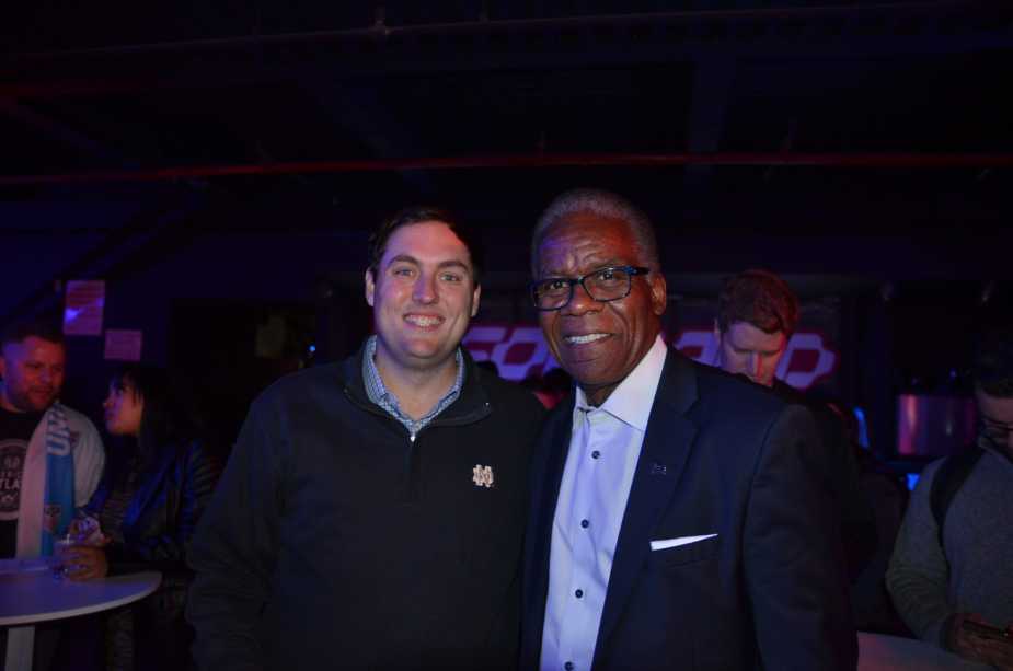 Ed Foster-Simeon at the U.S. Men's National Team Announcement for World Cup in Qatar