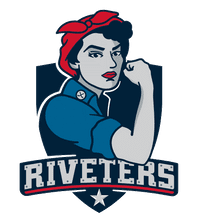 Rosie the Riveter Logo for the Metropolitan Riveters of the PHF