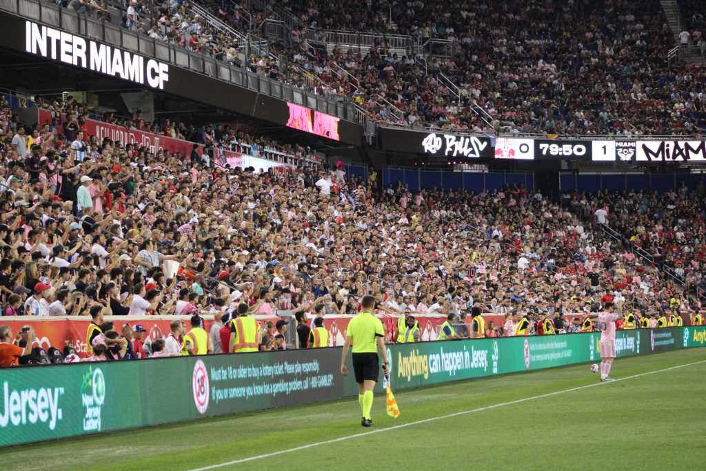Crowd shot at Sold Out Red Bull Arena. 