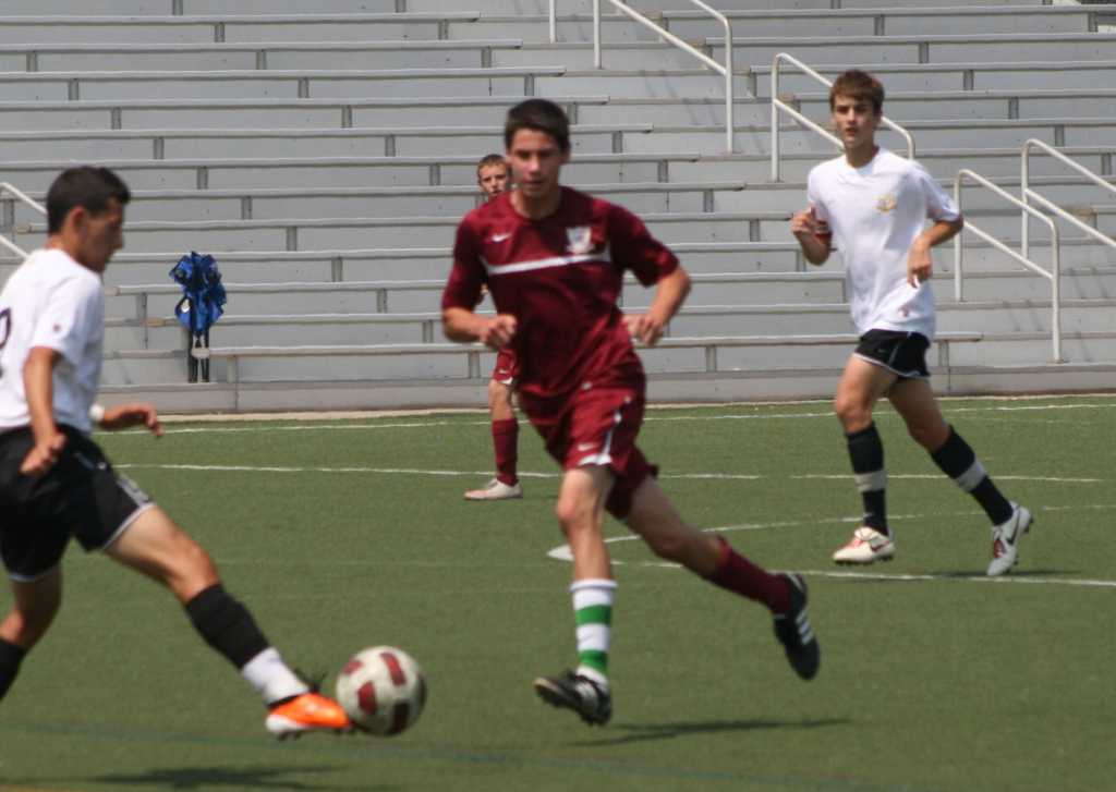 Teenage Sean Nealis dominating Long Island soccer pitches.