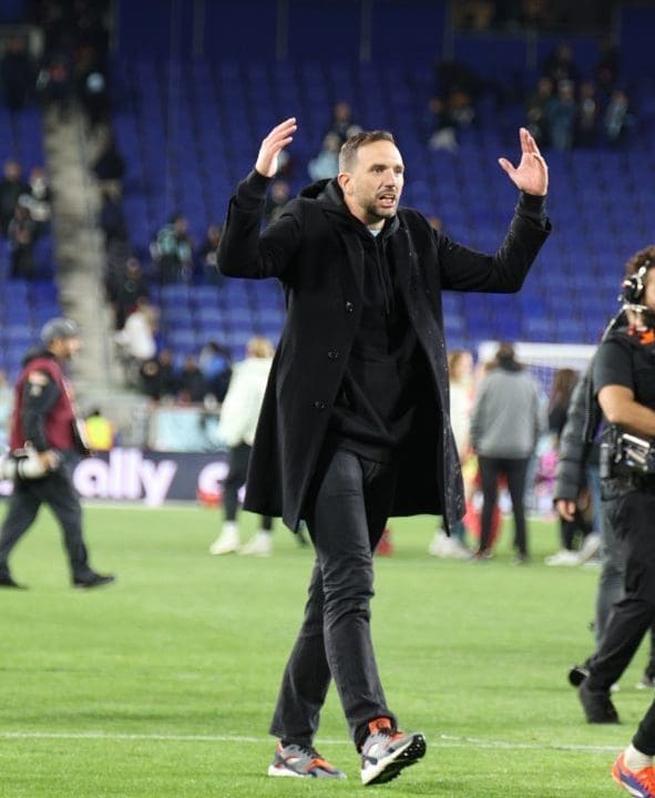 11/10/24, Harrison NJ, Red Bull Arena, Juan Carlos Amorós López Gotham FC Coach . Mandatory Credit: Jose Pichirilo /Bad Dawg Sports