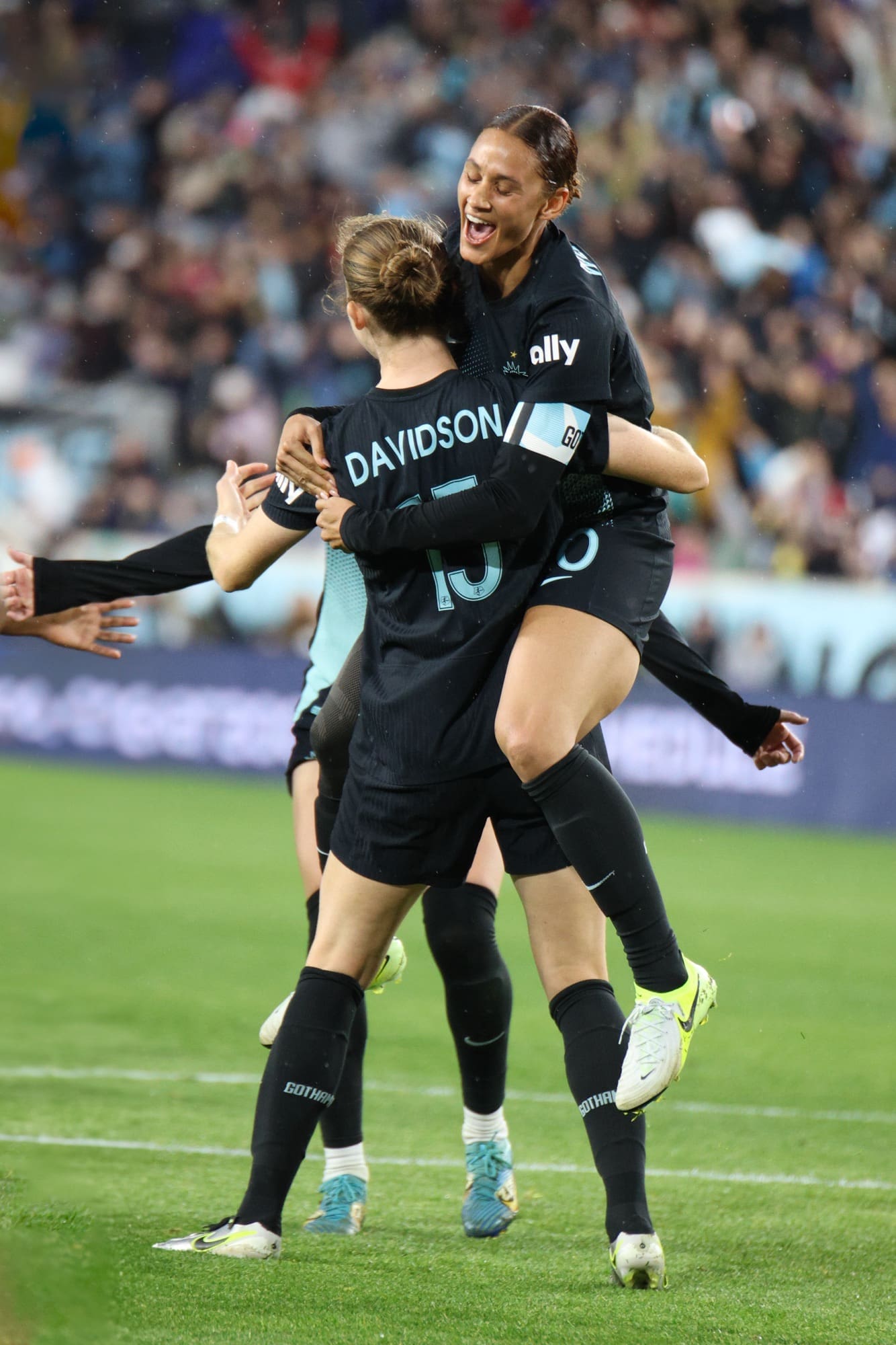 11/10/24, Harrison NJ, Red Bull Arena, Tierna Davidson Goal Scored Mandatory Credit: Jose Pichirilo /Bad Dawg Sports