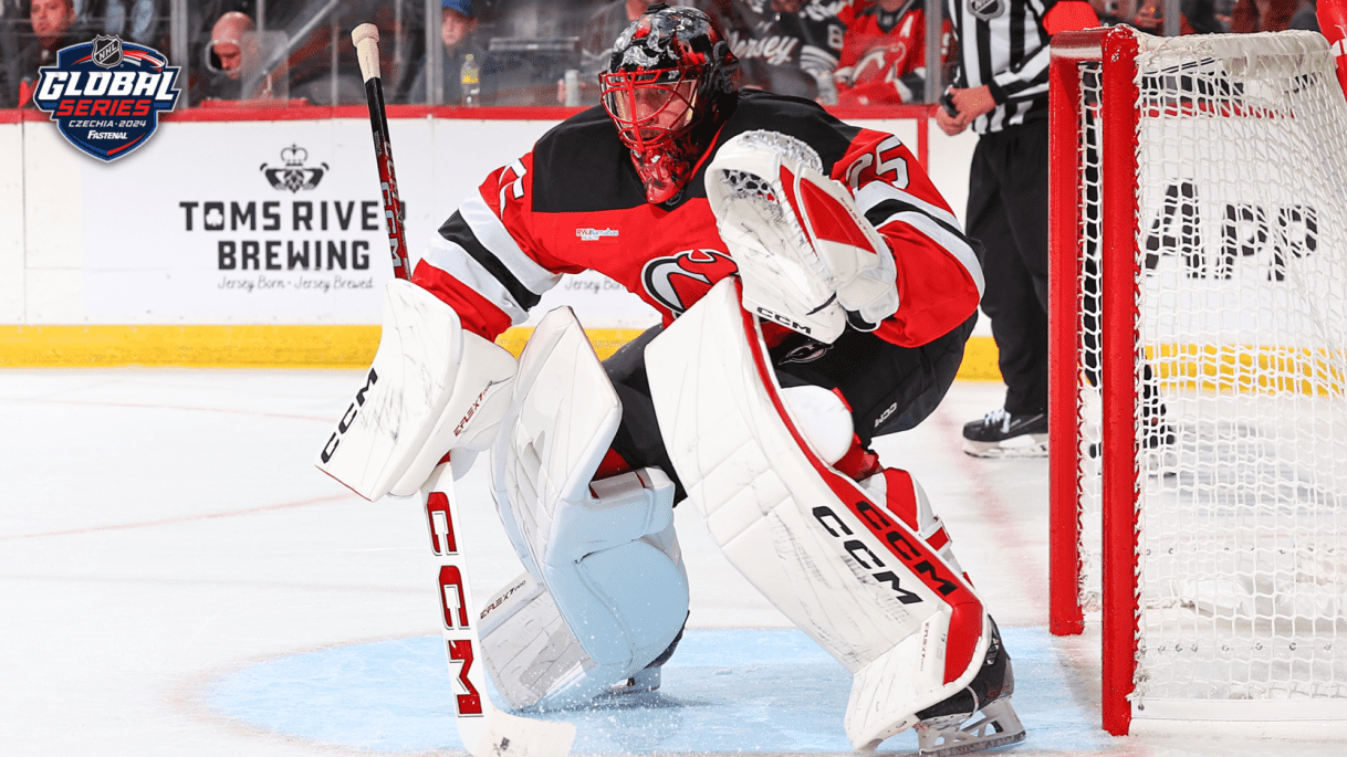 11/22/24 New Jersey Devils Goalie Markstrom. Mandatory Credit: Getty Images
