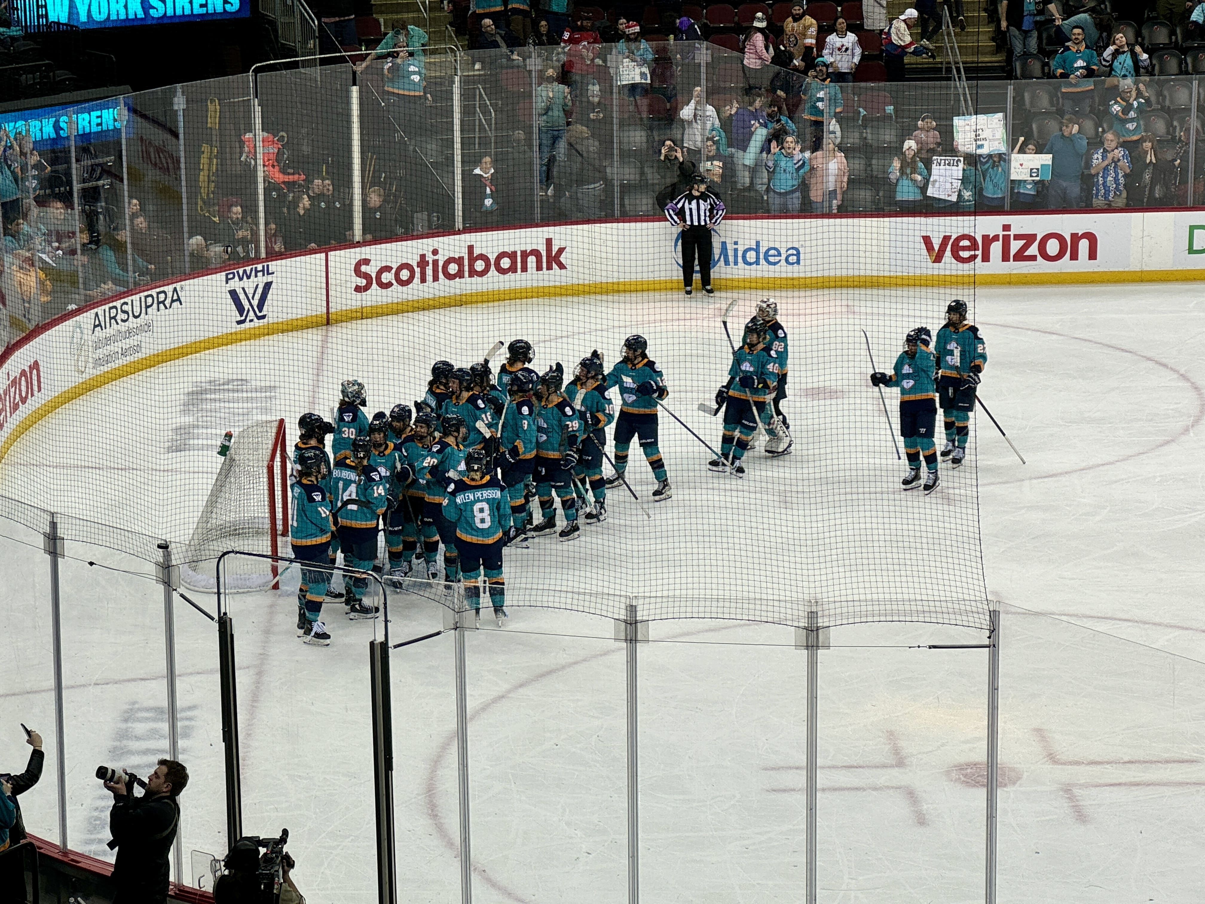 New York Sirens Win Home Opener, Down Toronto Sceptres With Second Period Scoring Burst