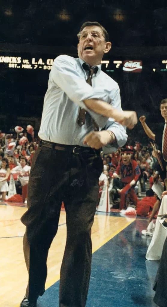 11/30/24 Queens, NY| The legend Lou Carnesecca passed away at the age of 99. Mandatory Credit: St Johns University