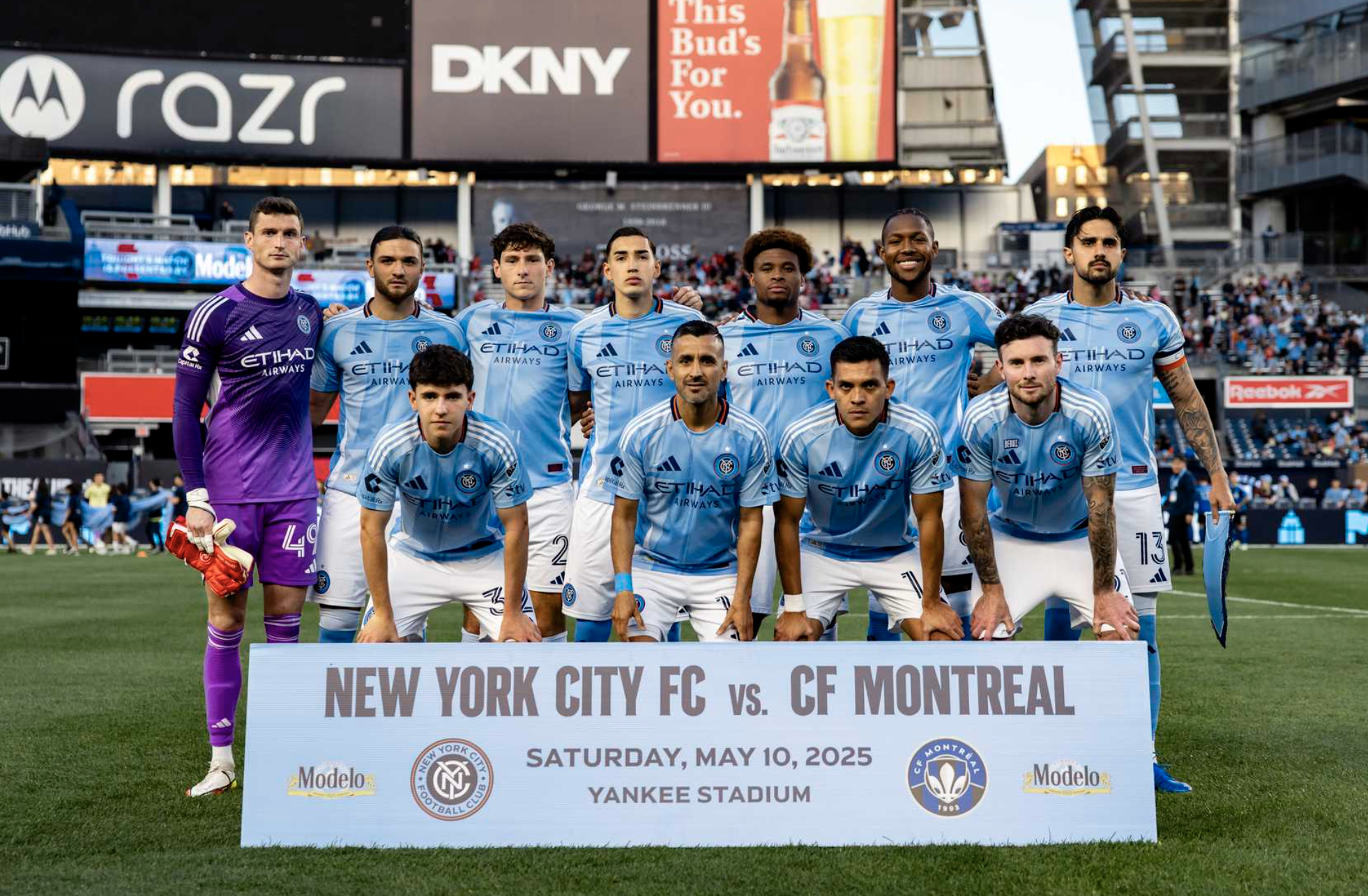 5/10/2025 Yankee Stadium, The Bronx, NY Team NYCFC Photo by NYCFC