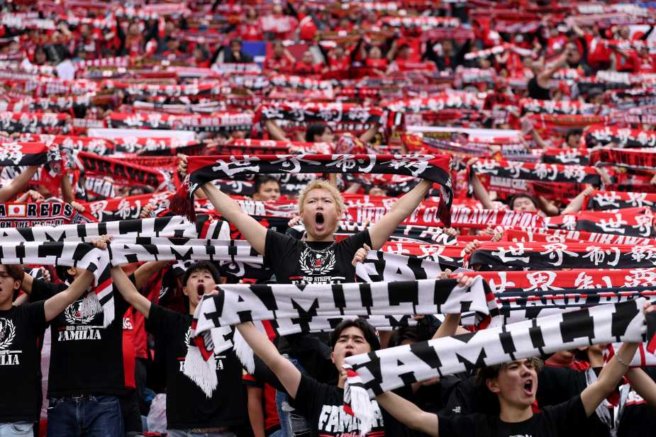 SEATTLE, WASHINGTON - JUNE 21: Urawa Red Diamonds fans react during the FIFA Club World Cup 2025 group E match between FC Internazionale Milano and Urawa Red Diamonds at Lumen Field on June 21, 2025 in Seattle, Washington. (Photo by Justin Setterfield - FIFA/FIFA via Getty Images)
