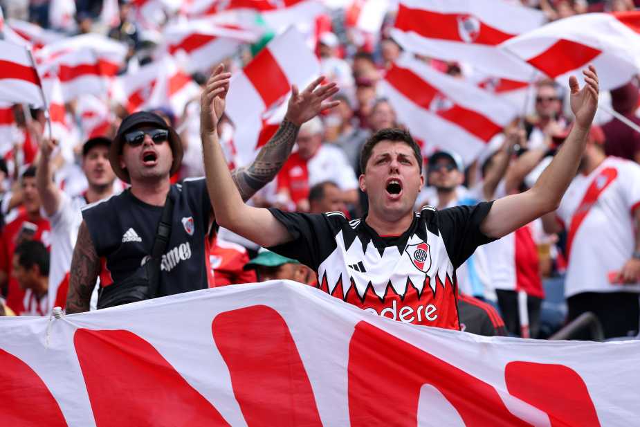 SEATTLE, WASHINGTON - JUNE 25: CA River Plate fans cheer prior to the FIFA Club World Cup 2025 group E match between FC Internazionale Milano and CA River Plate at Lumen Field on June 25, 2025 in Seattle, Washington. (Photo by Justin Setterfield - FIFA/FIFA via Getty Images)