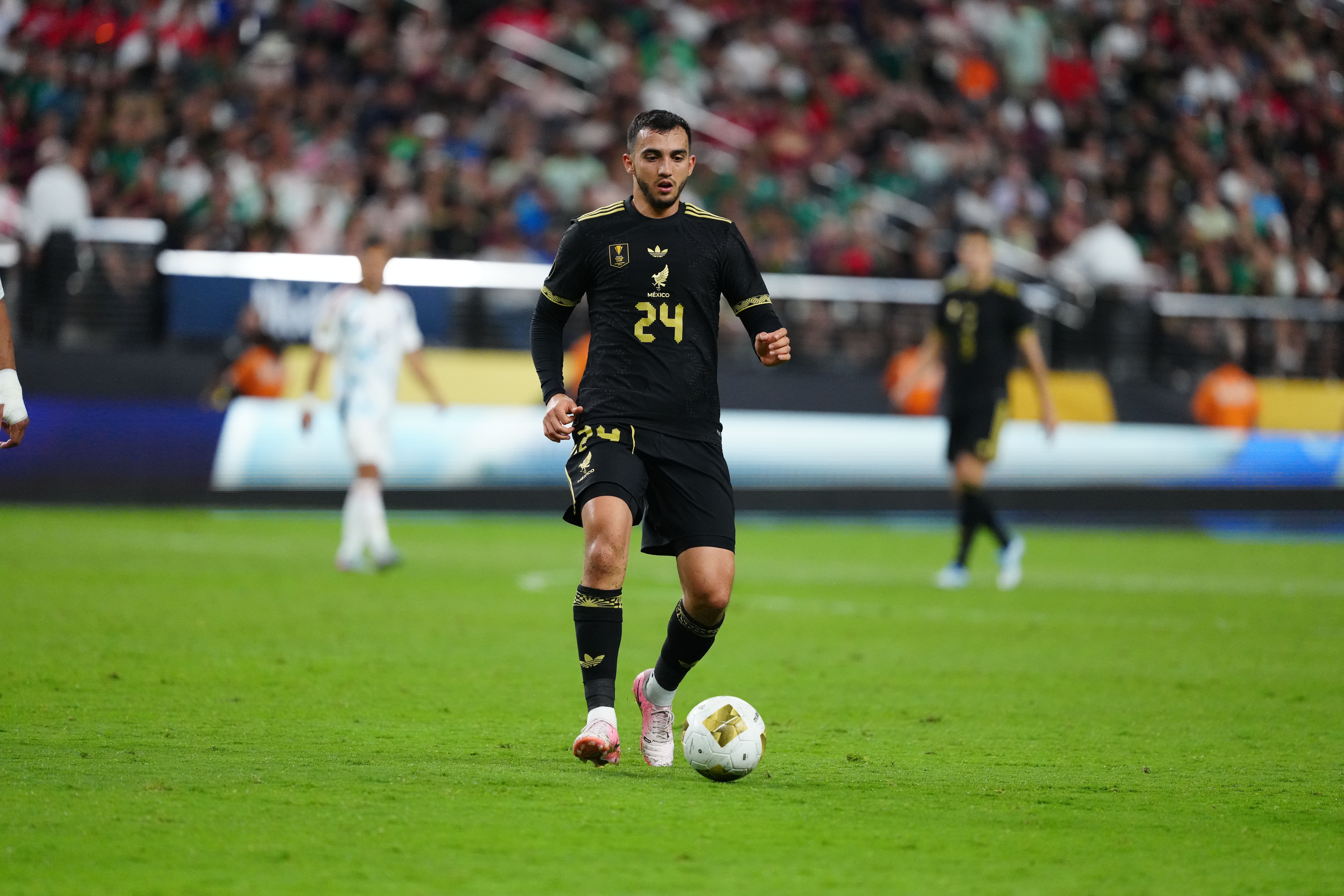 Luis Chavez controls the ball. Photo From Concacaf.com