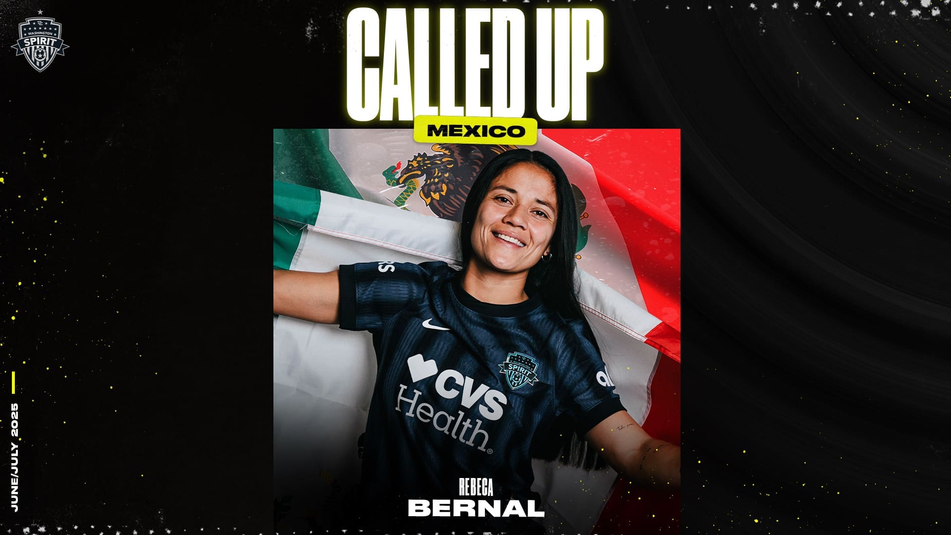 6/20/25 Mexico call's up Bernal from the Washington Spirit. Mandatory Credit: Washington Spirit