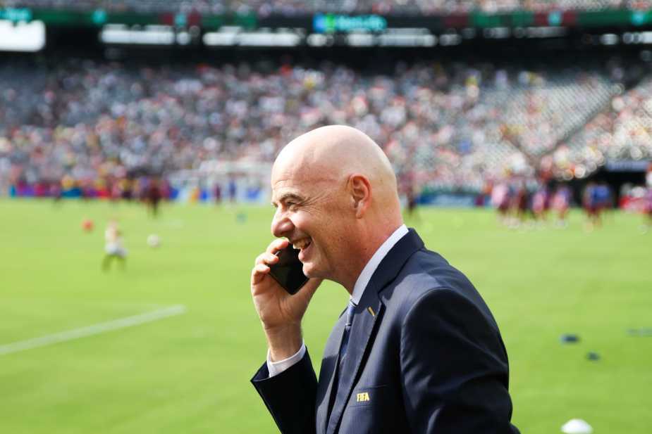 6/21/25, East Rutherford, New Jersey, MetLife Stadium, FIFA President Gianni Infantino. Jose Pichirilo /Bad Dawg Sports