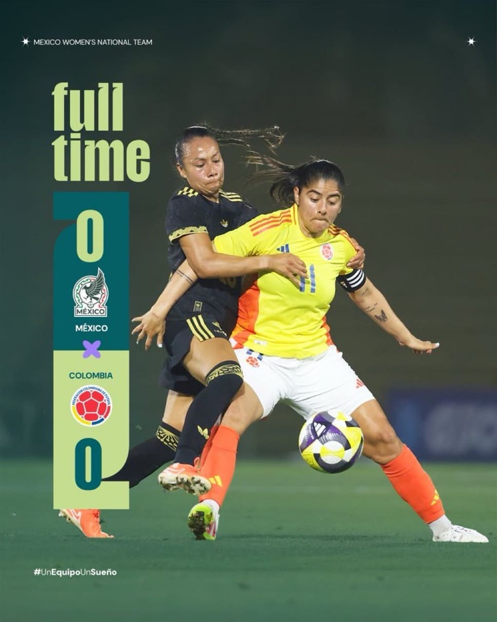 6/27/25 Mexico vs Colombia Femenil plays to a scoreless draw in Mexico. Mandatory Credit: FMF