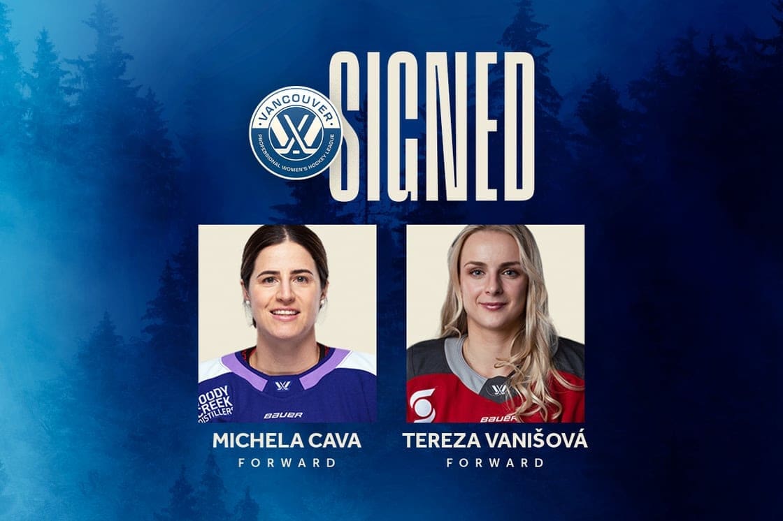 PWHL Vancouver signs two more players, Michela Cava and Tereza Vanišová. Mandatory Credit: PWHL