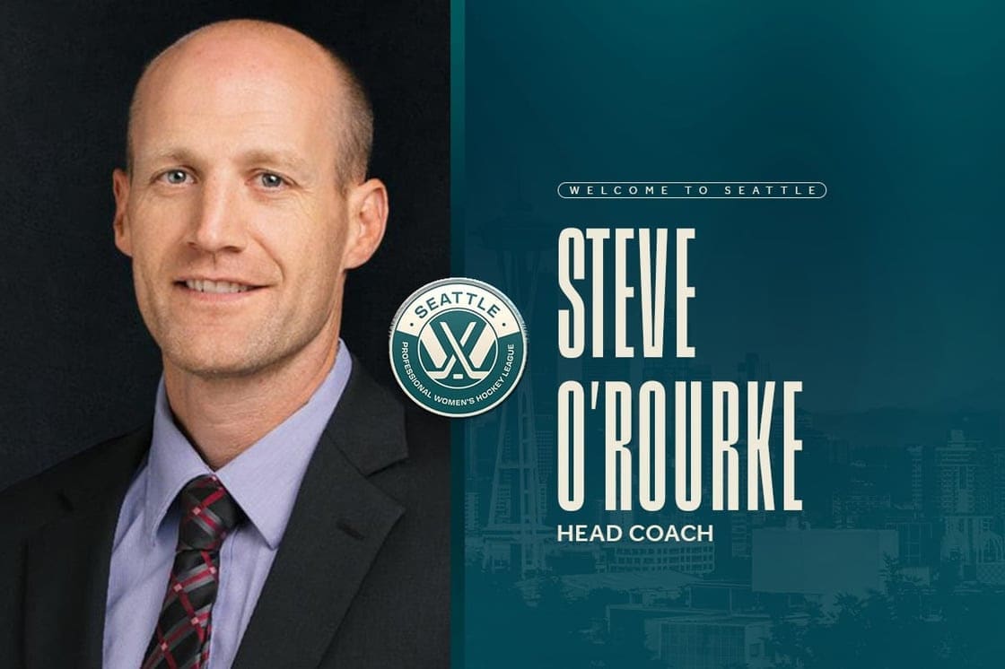 6/20/25 PWHL Seattle Names Steve O'Rourke as Their Head Coach. Mandatory Credit: PWHL Seattle