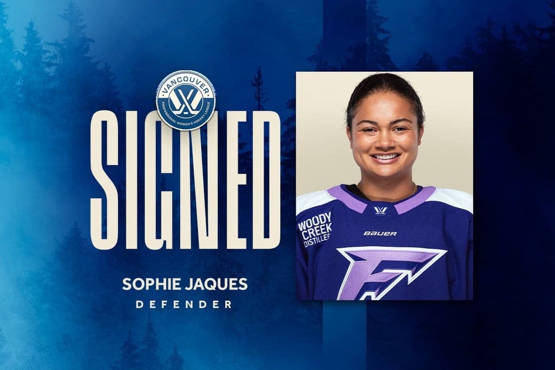 6/4/25 Sophie Jaques Signs with expansion team PWHL Vancouver during expansion signing period. Mandatory Credit: PWHL