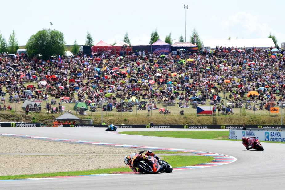 Pedro Acosta at MotoGP World Championship Stop 12 on July 20, 2025 in Brno, Czech Republic. // Gold & Goose