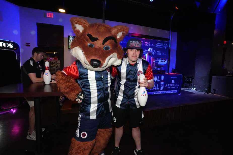 Sly with a participant