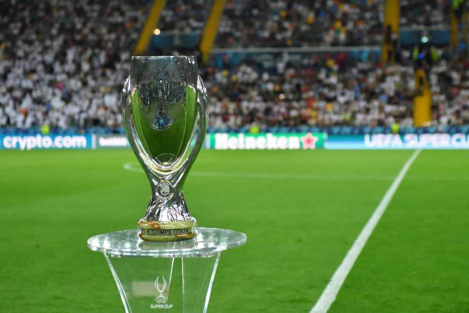 The UEFA Super Cup Trophy Mandatory Credit UEFA.com
