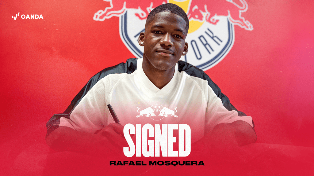 8/21/2025 Rafael Mosquera's Transfer is completed and signs new deal. Mandatory Credit New York Red Bulls