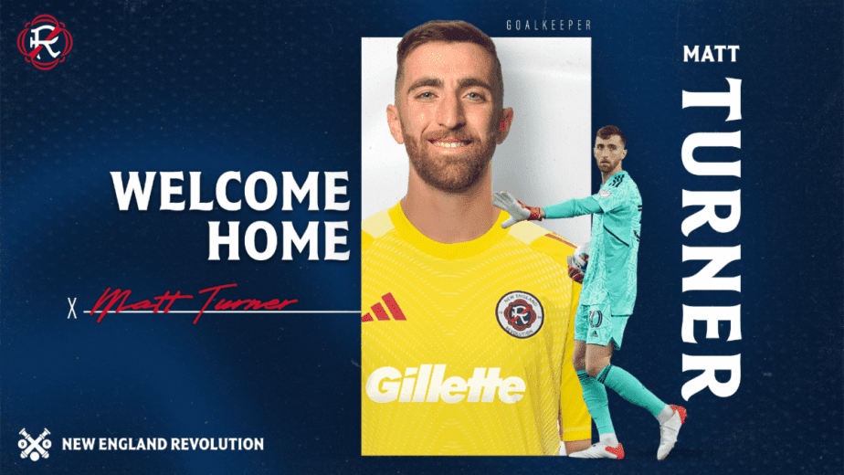 Matt Turner welcome home banner