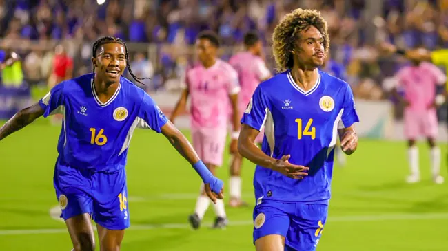9/9/2025 Ergilio Hato Stadium, Willemstad, Curacao Tahith Choung Scores Two Goals Mandatory Credit: Concacaf.com
