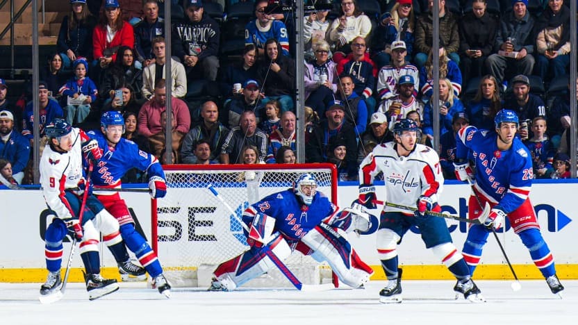 10/12/2025 Madison Square Garden, New York, NY Jonathan Quick in net. Mandatory Credit: New York Rangers