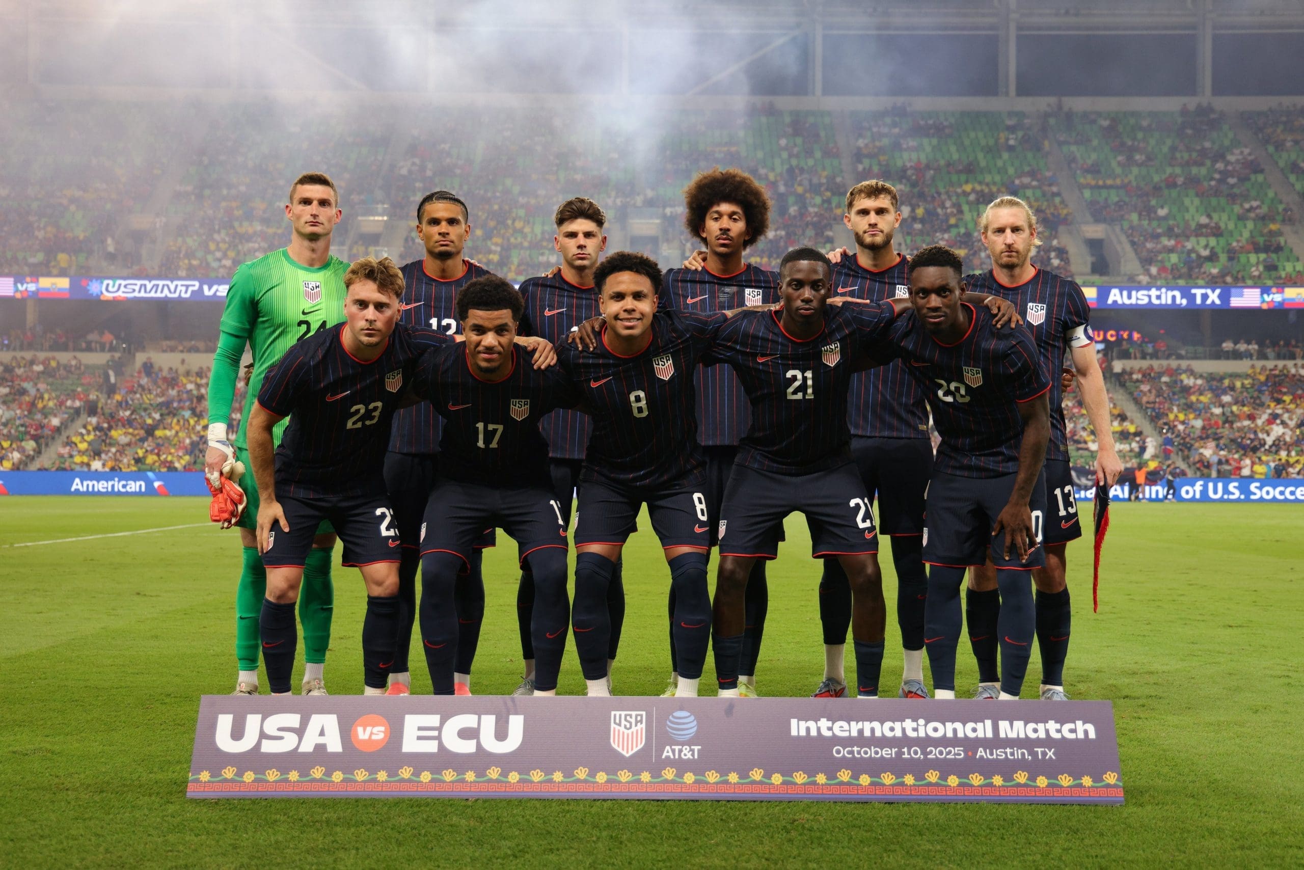 10/10/2025 Q2 Stadium, Austin, TX U.S. Men's National Team poses for a picture Mandatory Credit U.S. Soccer