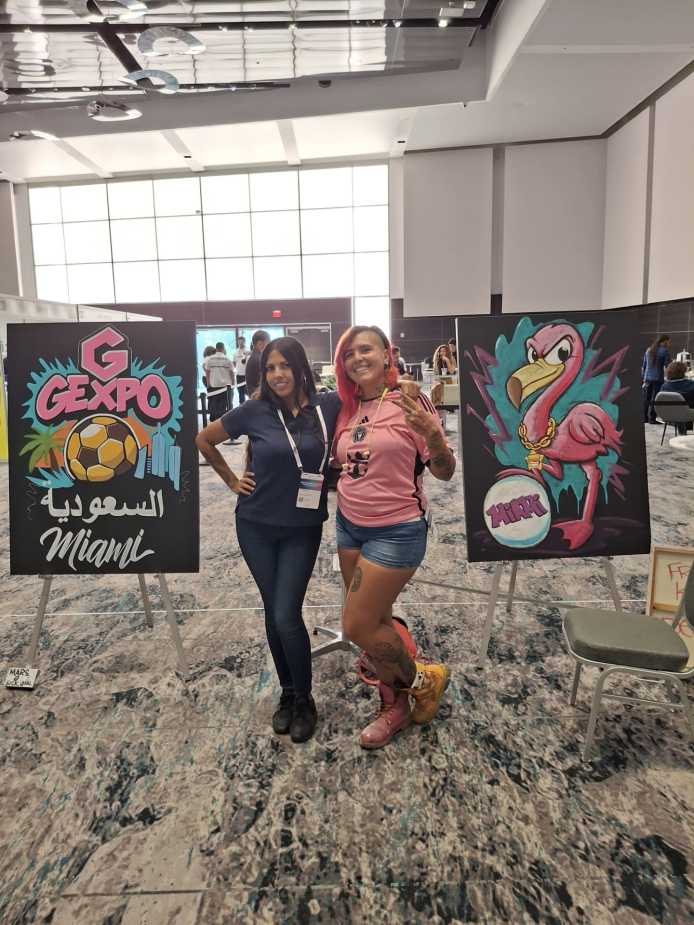 11/13/2025 Miami Beach Convention Center, Miami Beach, FL., Freaky and friends Mandatory Credit by Daniel Feuerstein