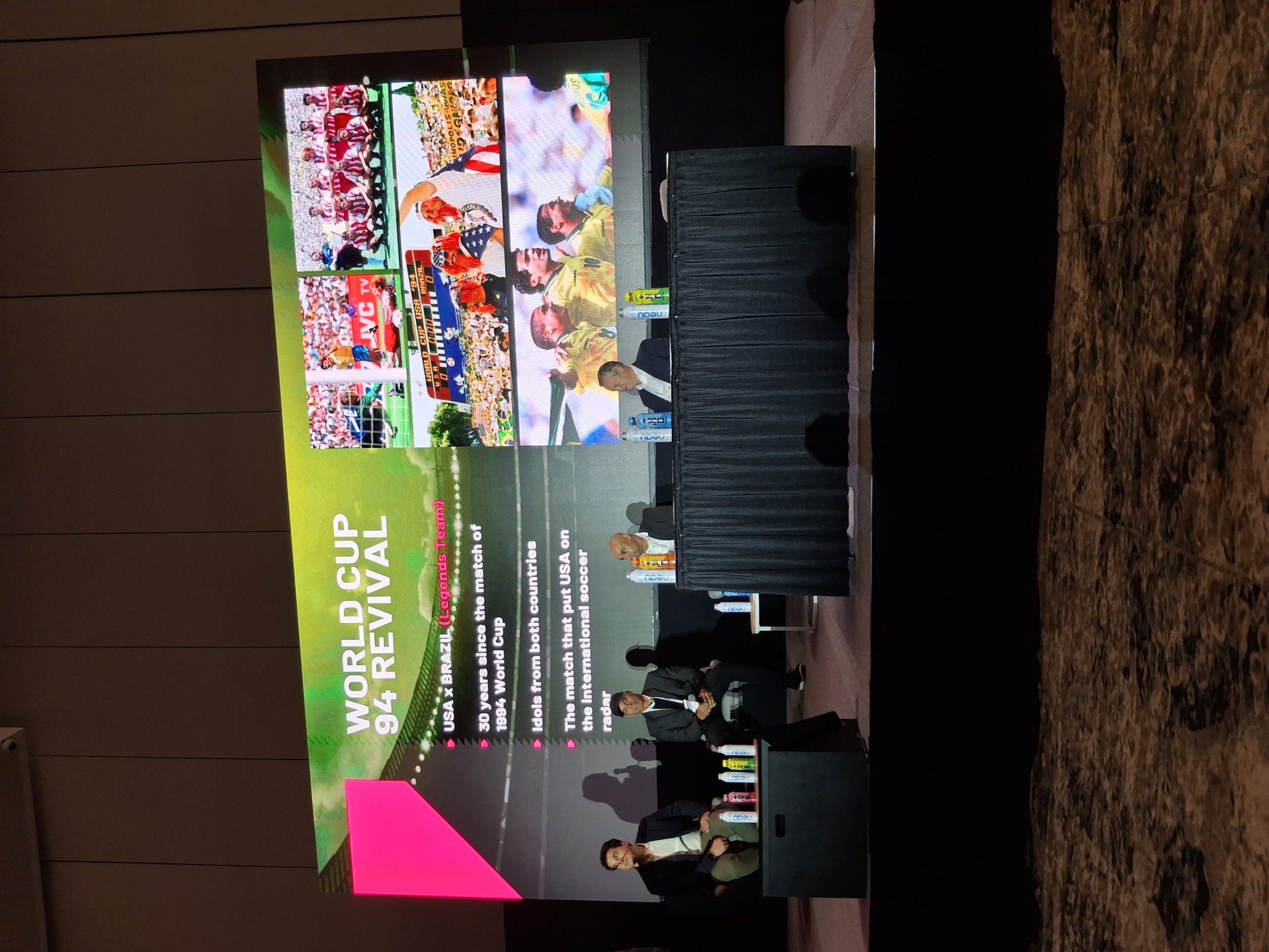 11/12/2025 Miami Beach Convention Center, Miami Beach, FL., MTR7bringing a Legends game between USA & Brazil from the 1994 World Cup Mandatory Credit for Daniel Feuerstein