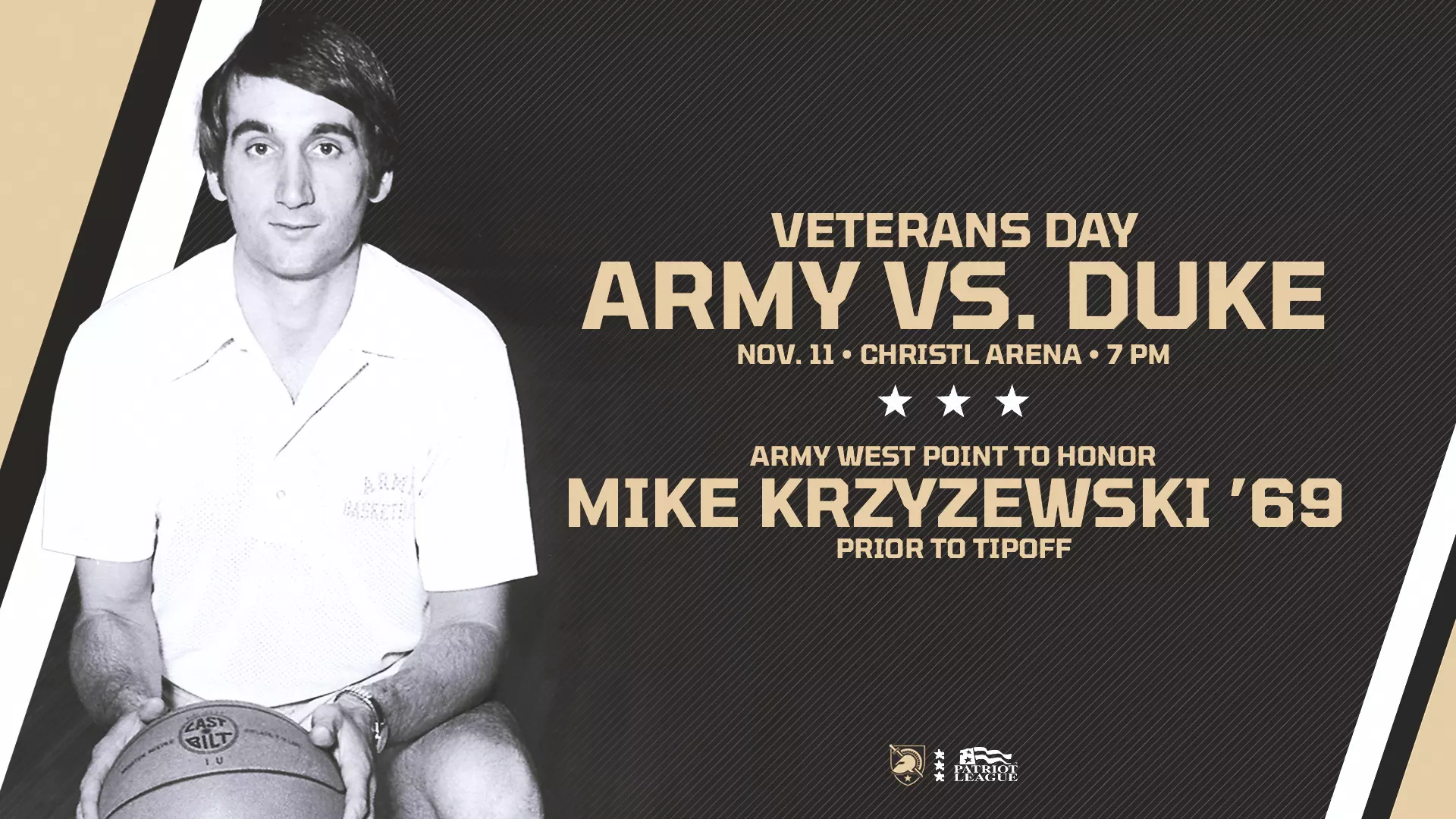 Mike Krzyzewski, Coach K, legendary basketball coach and Army West Point Class of 1969 graduate, to be honored at Veterans Day ceremony on November 11, 2025, at Christl Arena before the Duke game