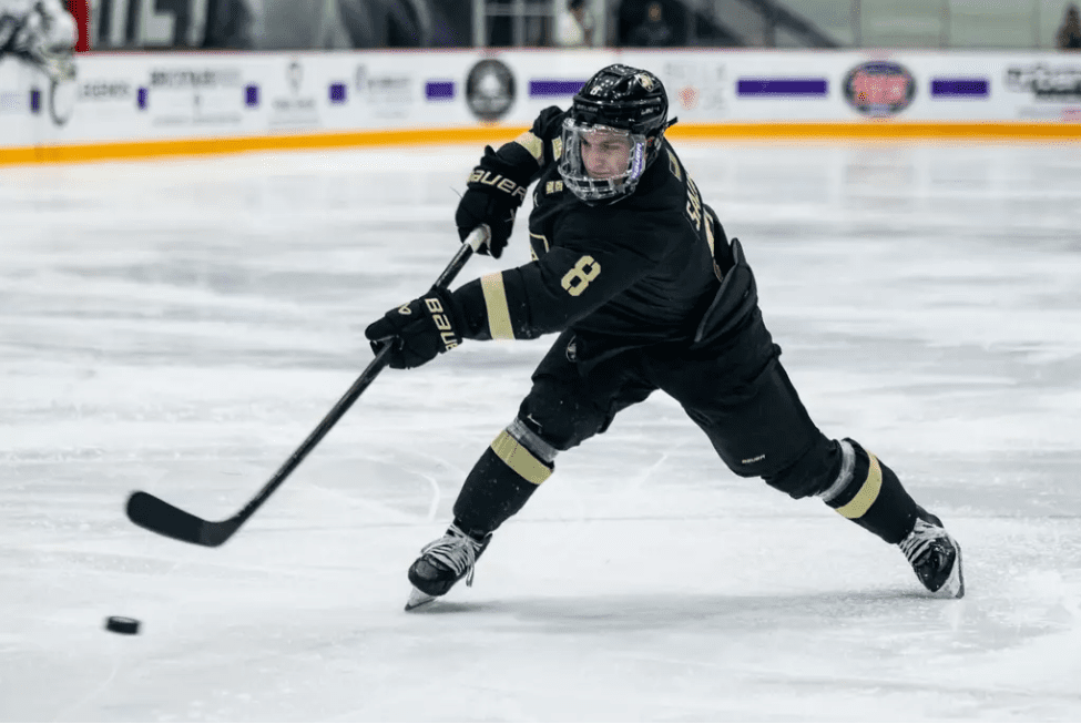 Vincent Salice and the Ivey Twins Power Army to Victory Over Hockey East Oppenent Vermont