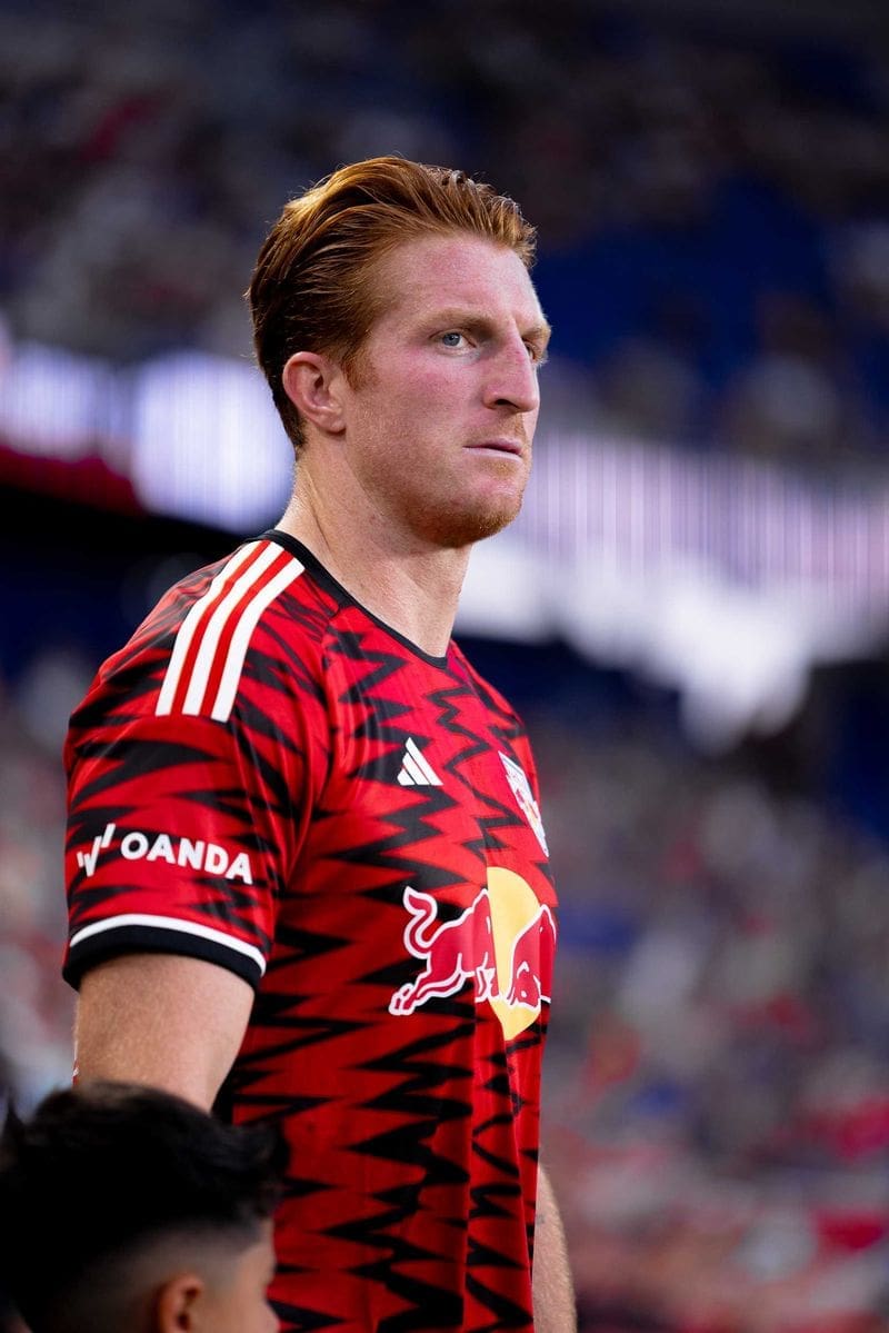 12/19/2025 Tim Parker resigns with the Red Bulls. Mandatory Credit: New York Red Bulls