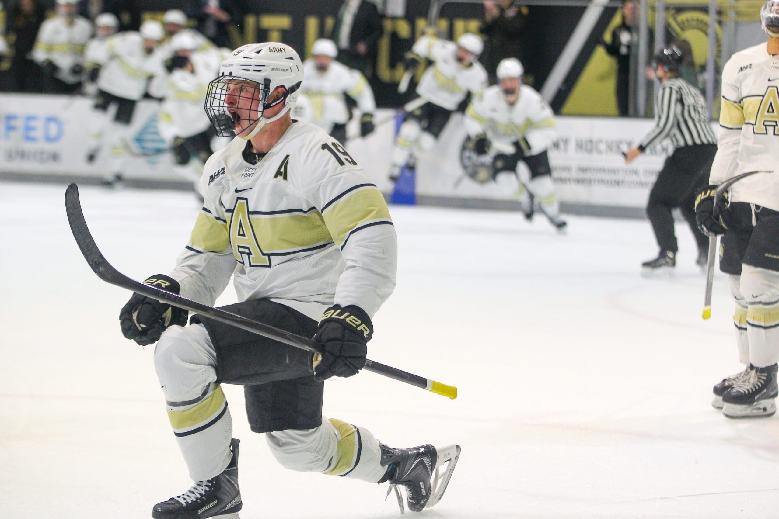 Army Outlasts Robert Morris in Overtime To Earn Extra Point