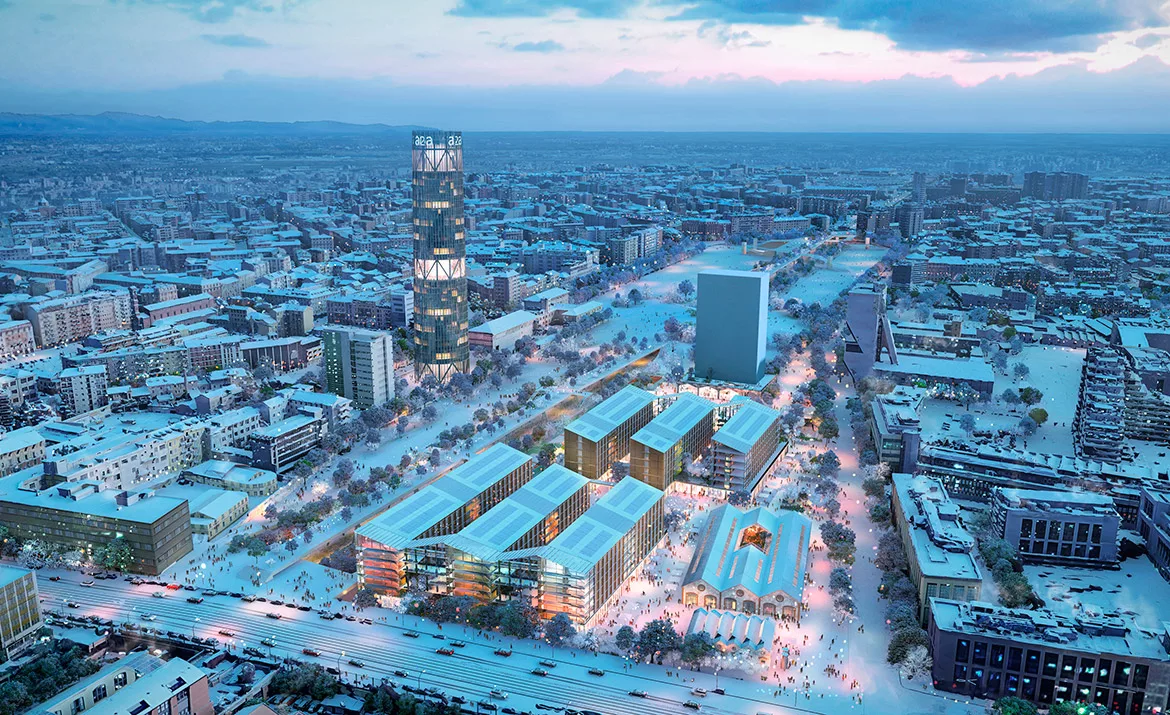 2/10/2026 Milan Winter Olympic Village, Milan, Italy, The winter Olympic Village. Mandatory Credit: Architectural Digest