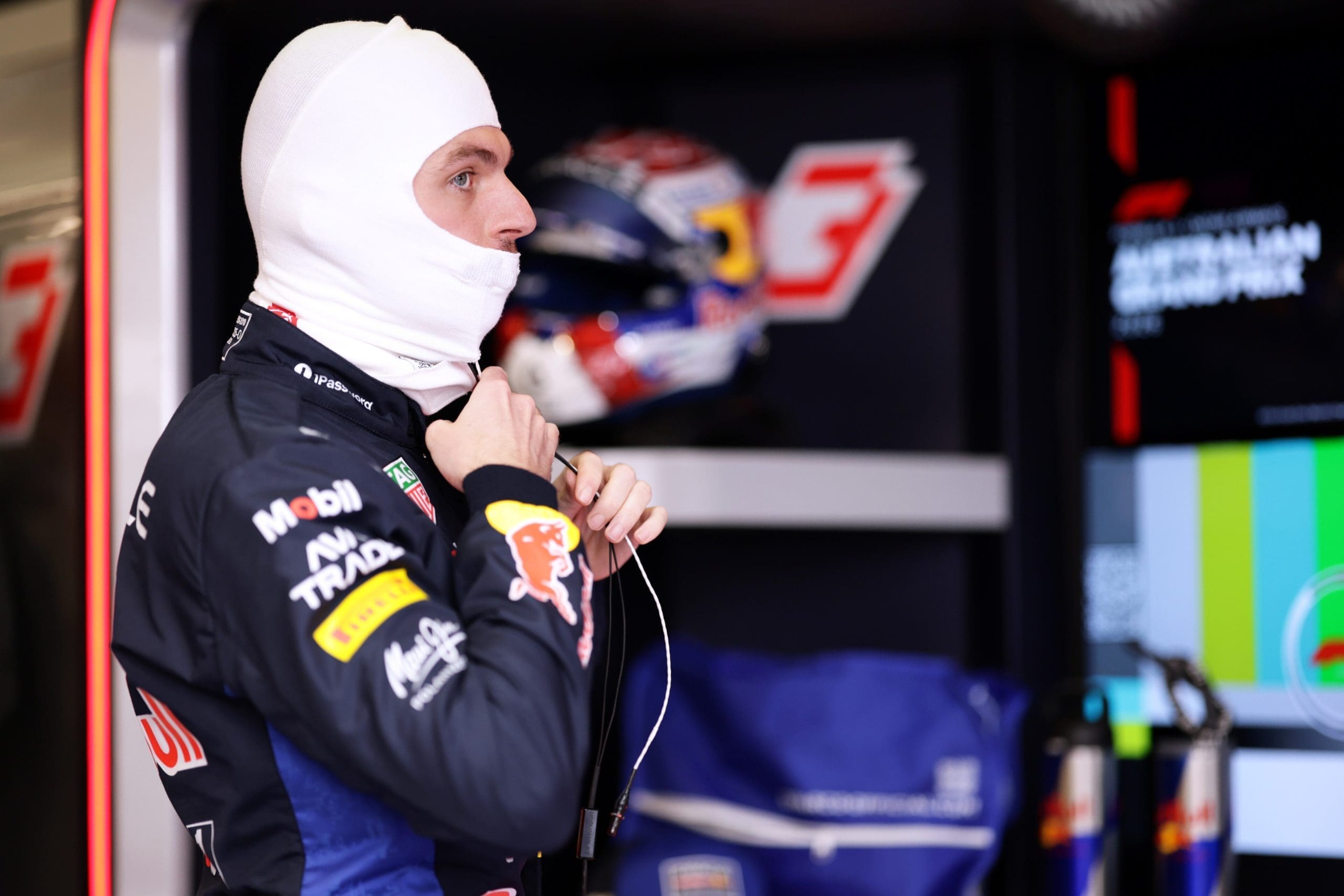 Max Verstappen is suiting up for qualifying.
