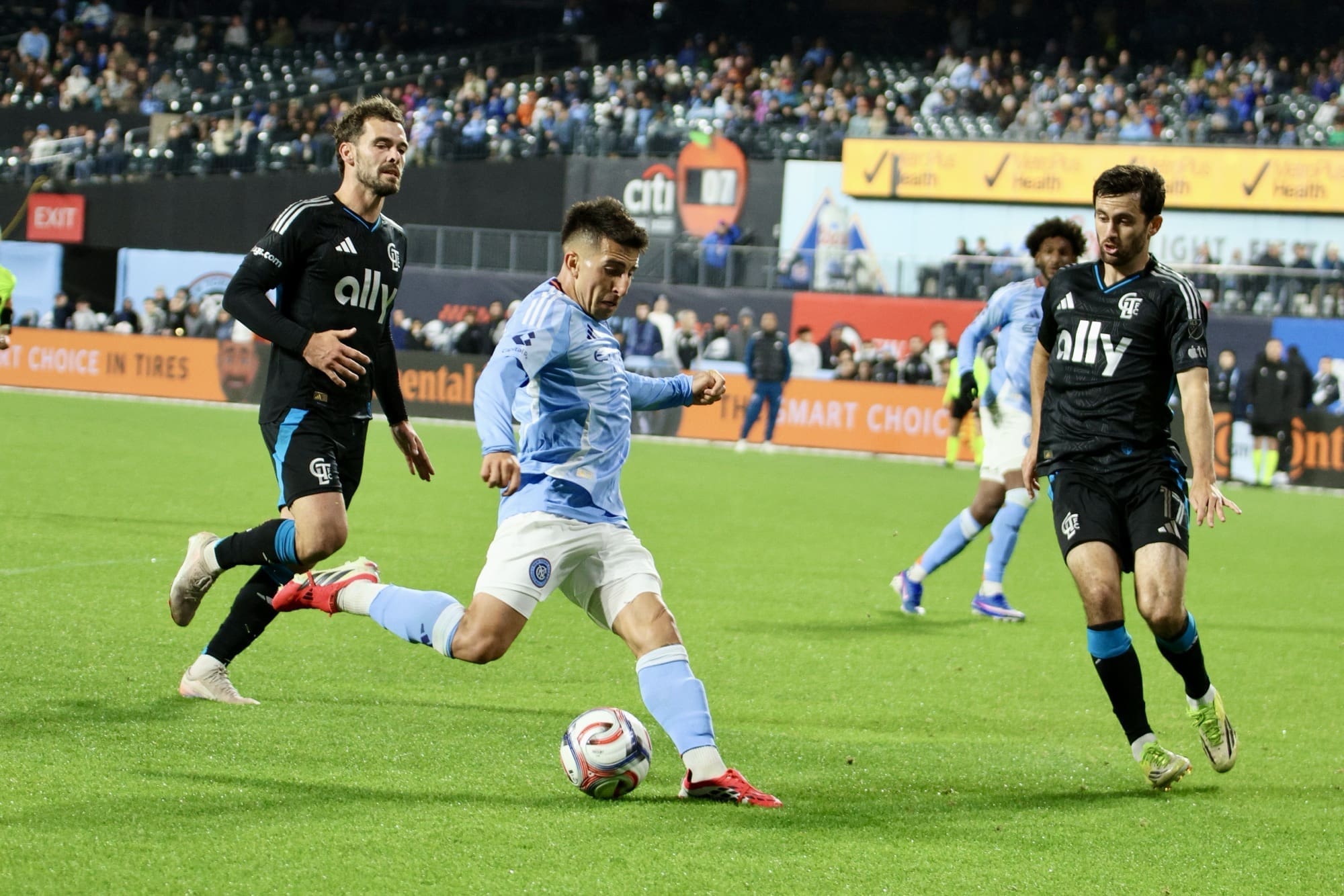 NYCFC continues down a winless path after a loss to Charlotte 2-1
