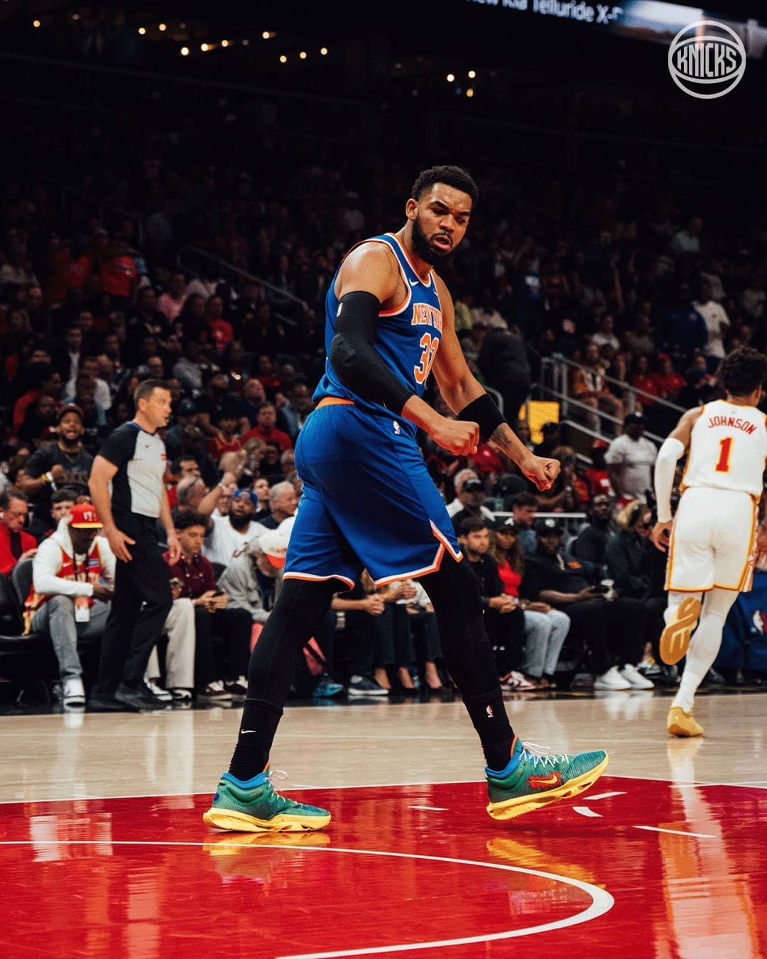 Karl Anthony Towns shows why he is doing good.