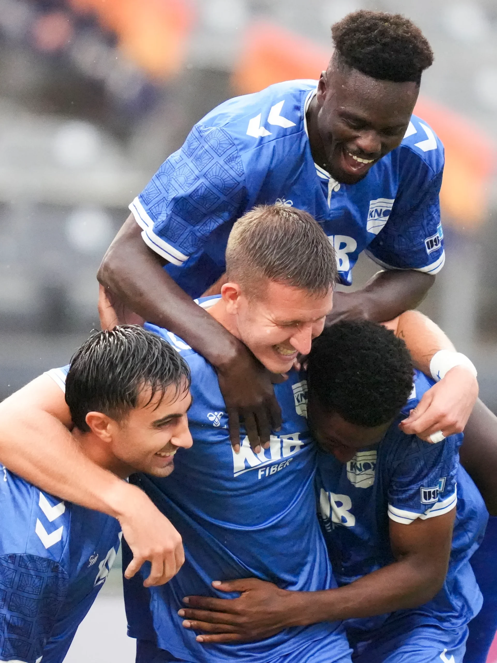 One Knoxville Celebrates a goal. Mandatory Credit: Knoxville News Sentinel