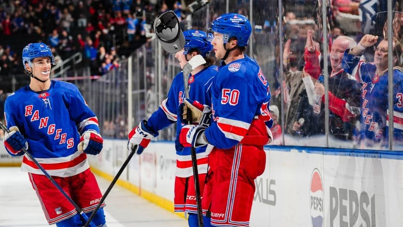 Will Cuylle scores his first NHL Hat Trick