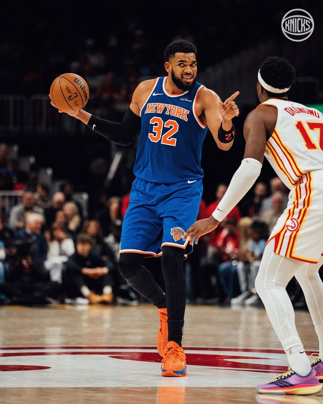 Karl Anthony Towns dictating the play