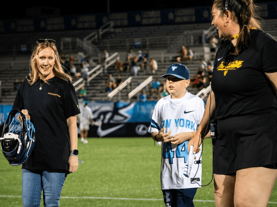 ack Hayes of Wantagh, Long Island, was honored prior to the Atlas game. Hayes is in a fight no child should ever have to experience. Everyone is pulling for the young man. 