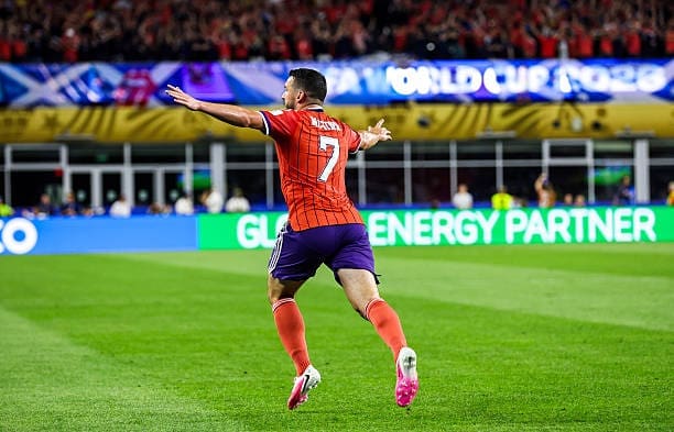 Scotland's John McGinn celebrates after scoring to make it 1-0 during a 2026 FIFA World Cup Group C match between Haiti and Scotland