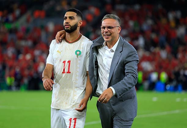 Ismael Saibari is with his head coach